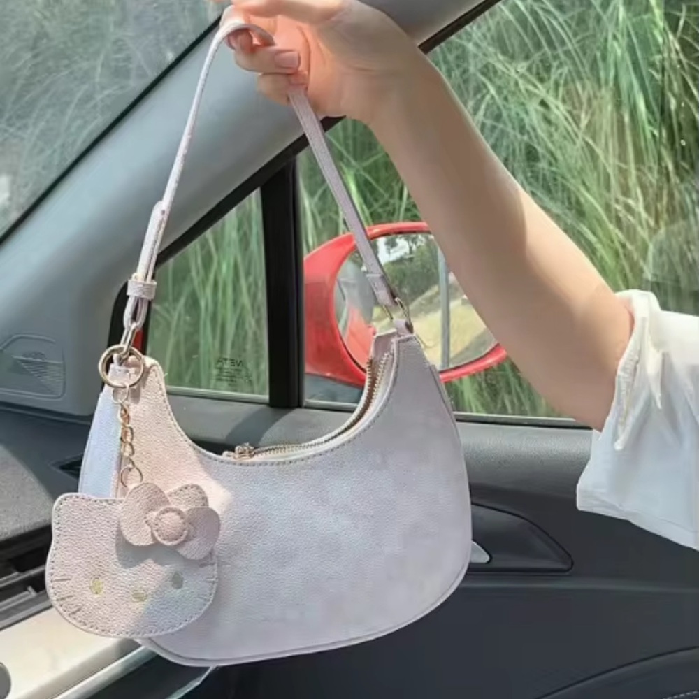 Hello kitty Pink Checkered Women's Bag